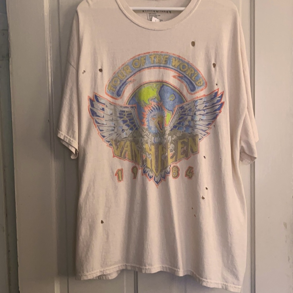 URBAN OUTFITTERS Van Halen Graphic T-shirt Dress